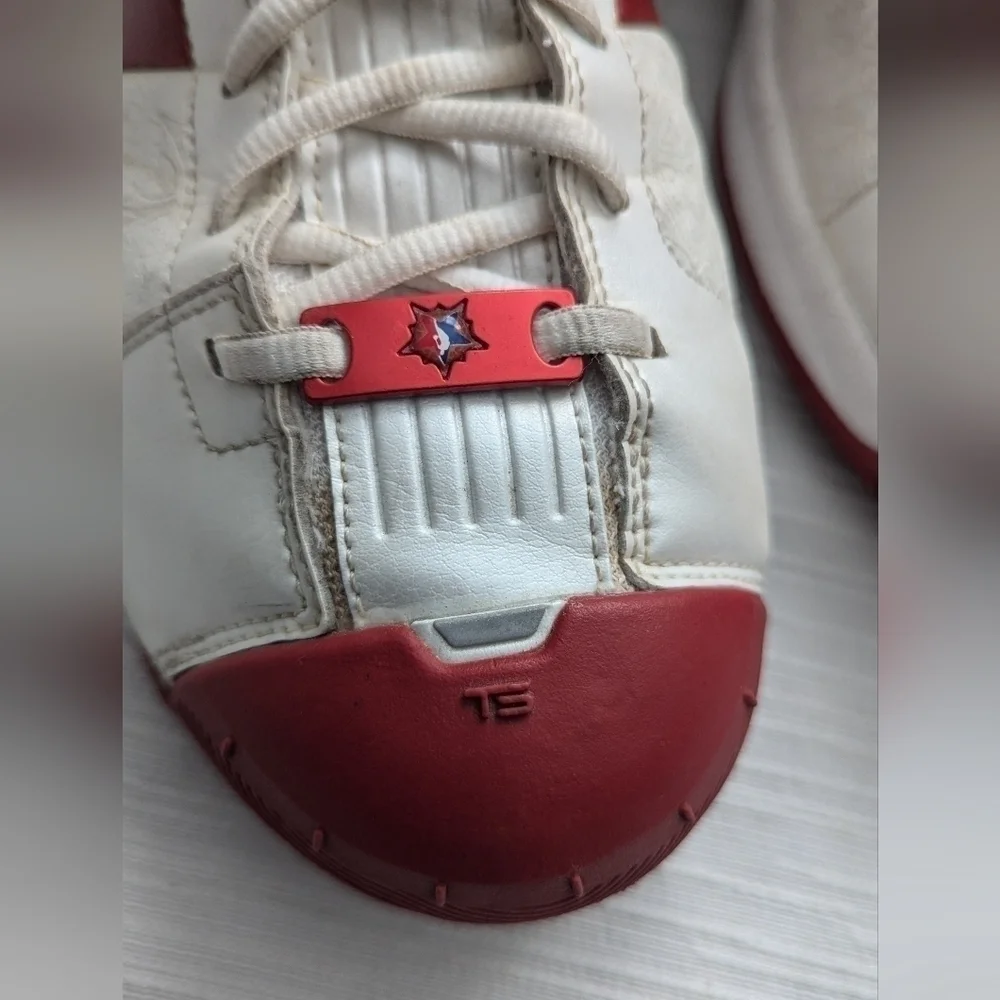 2008 Adidas Man's TS PRO  Tim Duncan Edition   Red & White-NBA All Star Size 14
